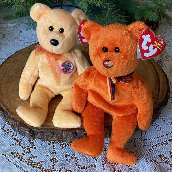 Two Ty Beanie Babies Mastercard & E-Bay Bears - Picture 4 of 15